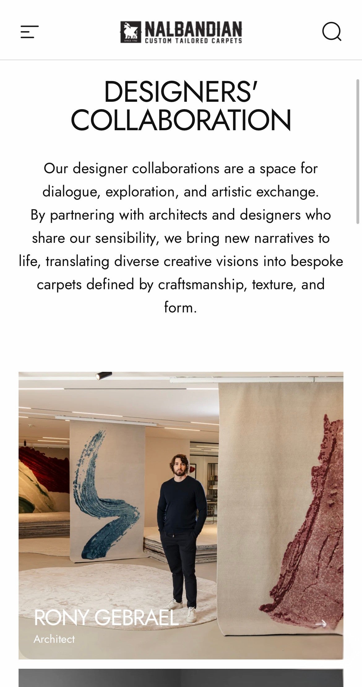 Personalized Designer's Page