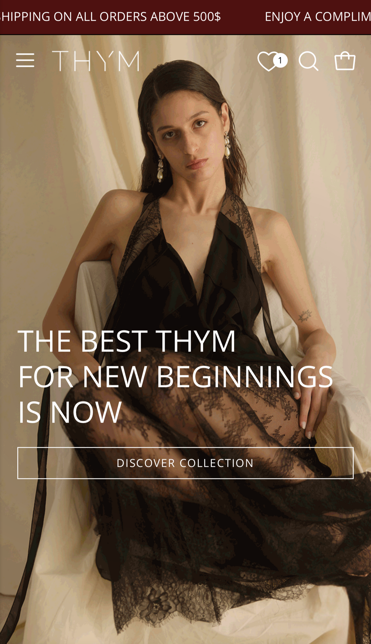 The new Thym homepage