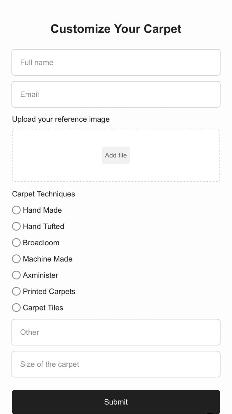 Customize Your Carpet